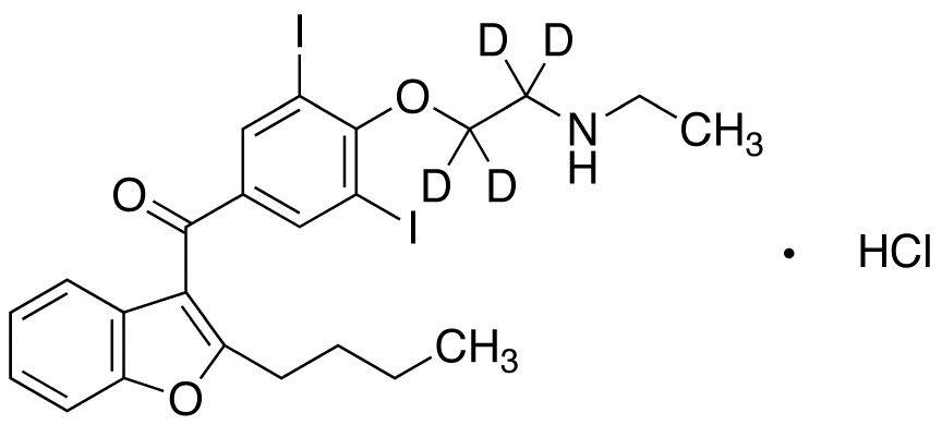 Desethyl Amiodarone-d4 Hydrochloride