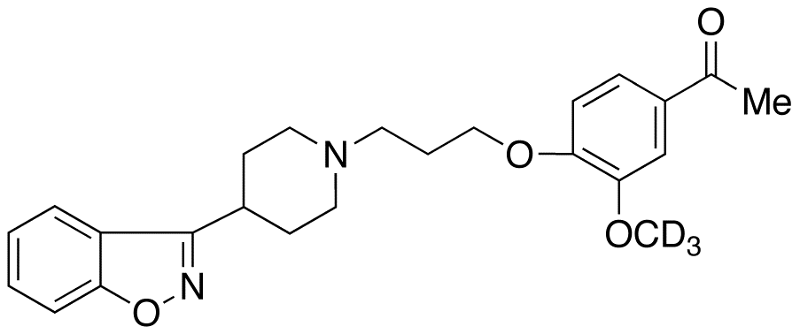 Desfluoro Iloperidone-d3 (Impurity)