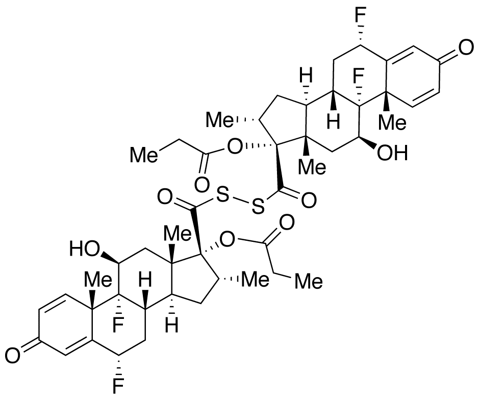 Desfluoromethyl Fluticasone Propionate Disulfide