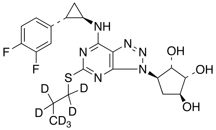 Deshydroxyethoxy Ticagrelor-d7