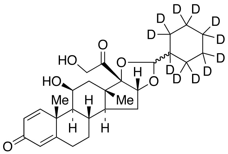 Desisobutyryl Ciclesonide-d11 (Mixture of Diastereomers)