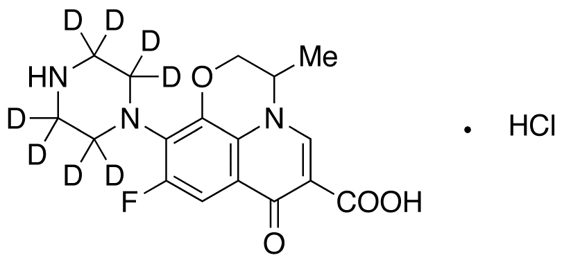 Desmethyl Ofloxacin-d8 Hydrochloride