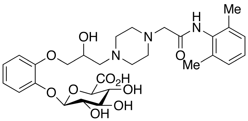 Desmethyl Ranolazine β-D-Glucuronide (mixture of diastereomers)