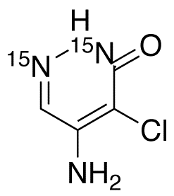 Desphenyl Chloridazon-15N2