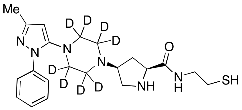 Desthiazolidino Teneligliptin-d8 N-(2-Thio-ethyl) Carboxamide