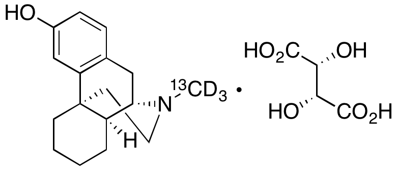 Dextrorphan-d3,13C Tartrate Salt