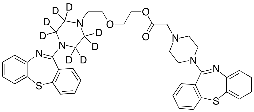 Di(2-(4-(dibenzo[b,f][1,4]thiazepin-11-yl)piperazin-1-yl))-2-propoxyethyl Propionate-d8