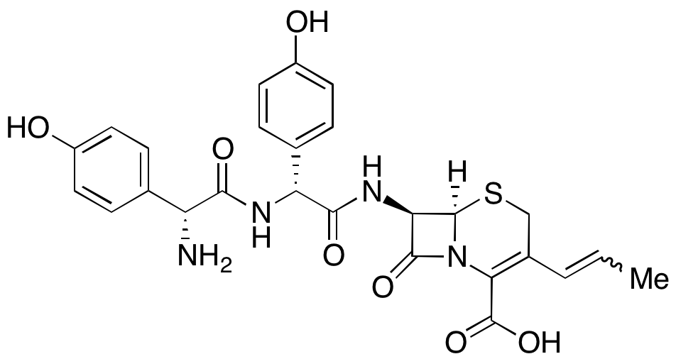 Di-2-(Hydroxyphenyl)acetamido Cefprozil (Mixture of E/Z isomers)