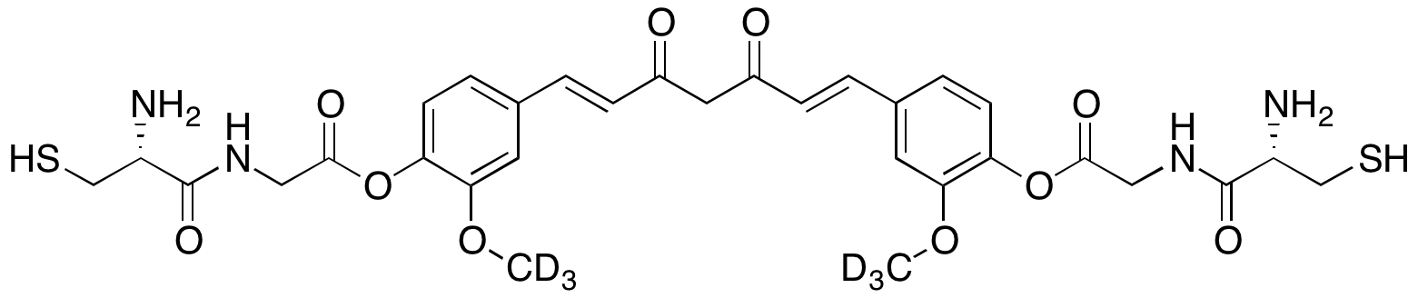 Di-O-cysteinyl-glycinoyl Curcumin-d6