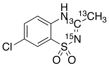 Diazoxide-15N,13C2