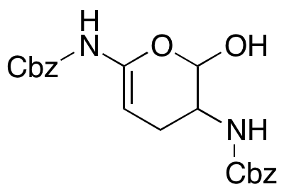 Dibenzyl (2-Hydroxy-3,4-dihydro-2H-pyran-3,6-diyl)dicarbamate