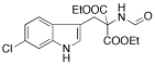 Diethyl (6-Chloro-2-indolylmethyl)formamido-malonate