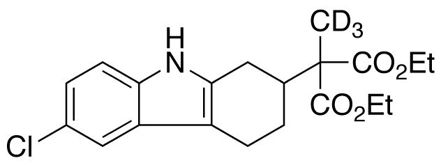 Diethyl-(6-chloro1,2,3,4-tetrahydro-2-carbazolyl)methyl-d3 Malonate