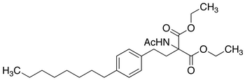 Diethyl 2-Acetamido-2-[2-(4-octylphenylethyl)malonate