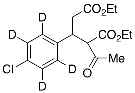 Diethyl 2-Aceto-3-(4-chlorophenyl-d4)glutarate