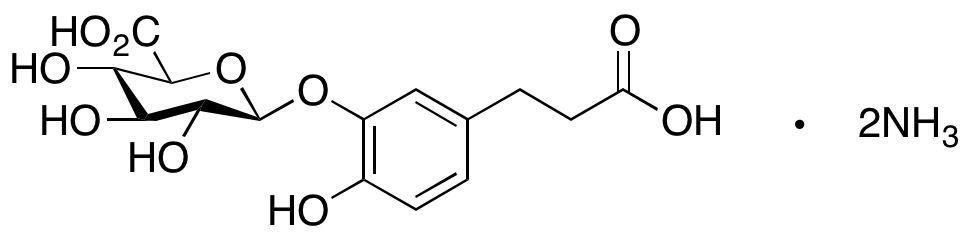 Dihydro Caffeic Acid 3-O-β-D-Glucuronide Diammonium Salt