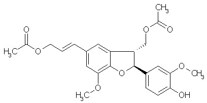 Dimeric coniferyl acetate