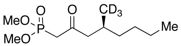 Dimethyl (4S)-4-Methyl-(2-oxooctyl)phosphonate-d3