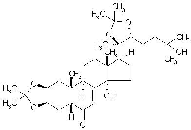 Ecdysterone 2,3:20,22-diacetonide