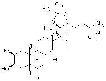 Ecdysterone 20,22-monoacetonide