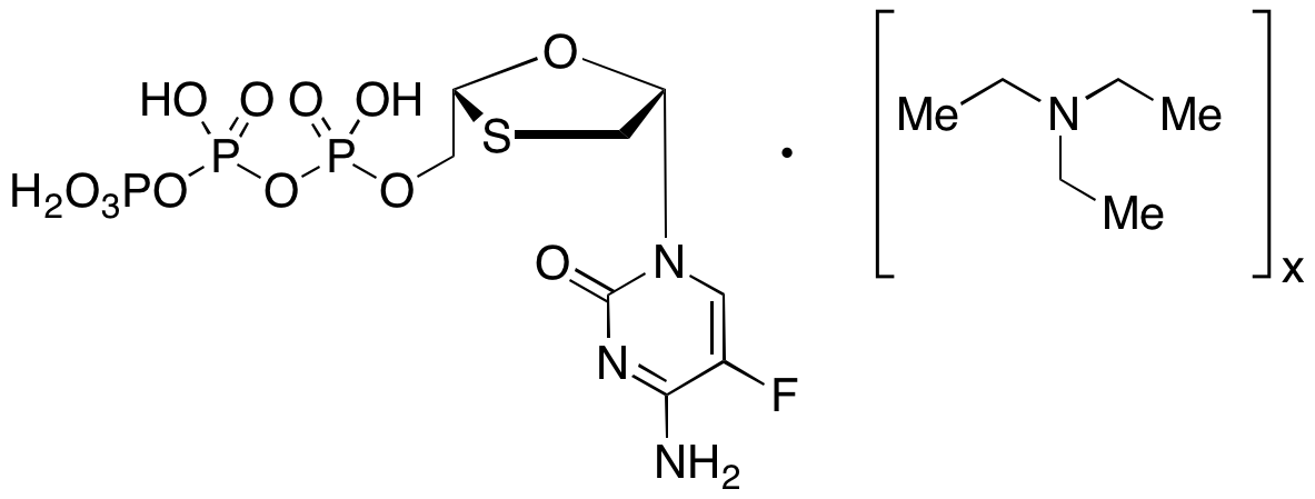 Emtricitabine Triphosphate Triethylammonium Salt