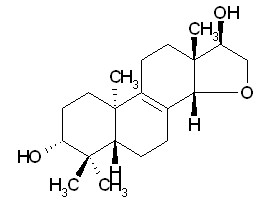 Ent-14,16-Epoxy-8-pimarene-3,15-diol