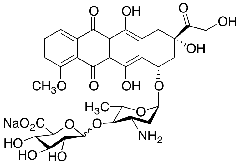 Epirubicin Glucuronide Sodium Salt (α/β mixture)