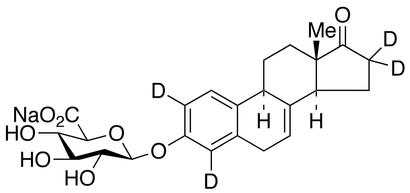 Equilin-d4 3-O-β-D-Glucuronide Sodium Salt