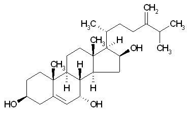 Ergosta-5,24(28)-diene-3,7,16-triol