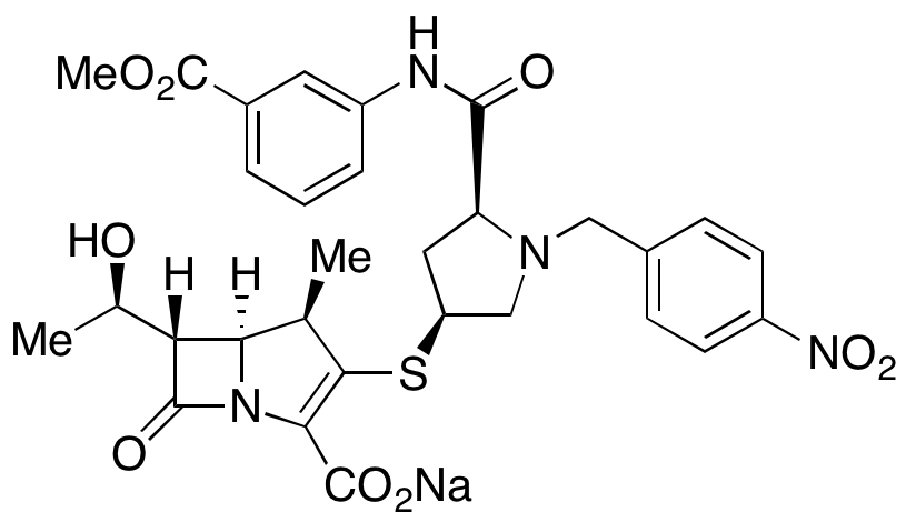 Ertapenem N-Carboxy-p-nitrobenzyl Methyl Ester Sodium Salt