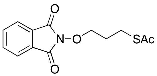 Ethanethioic Acid S-[3-[(1,3-Dihydro-1,3-dioxo-2H-isoindol-2-yl)oxy]propyl] Ester