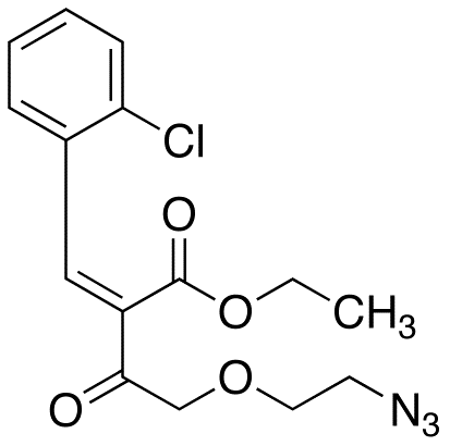 Ethyl (2-Azidoethoxy)aceto-2-(2-chlorophenylmethlene)acetate