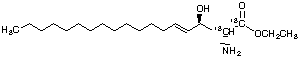 Ethyl (2R,3R,4E)-2-Amino-3-hydroxy-4-octadecenoate-13C2
