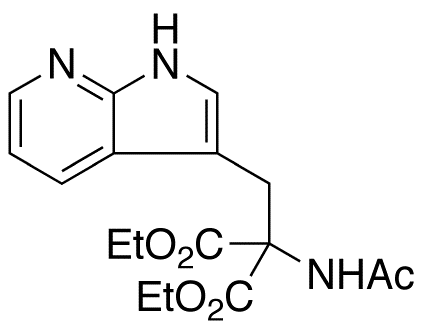 Ethyl α-Acetamido-α-carbethoxy-β-(7-aza-3-indolyl)propionate