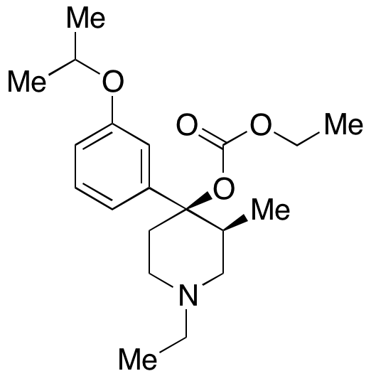 Ethyl (rac-1-Ethyl-4-(3-isopropoxyphenyl)-3-methylpiperidin-4-yl) Carbonate