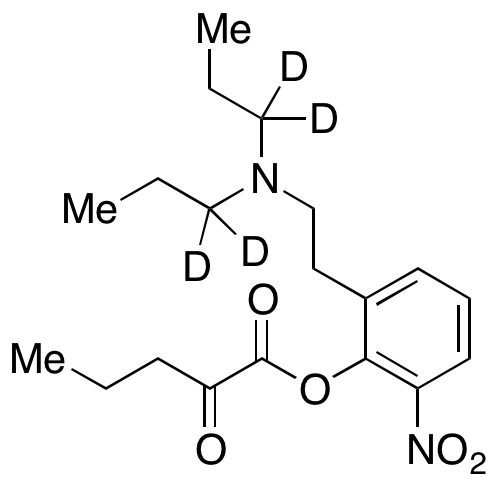 Ethyl 2-[2-(Dipropylamino)ethyl]-6-nitrophenyl-d4 Pyruvate