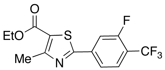 Ethyl 2-[3-Fluoro-(trifluoromethyl)phenyl]-4-methyl-thiazole-5-carboxylate