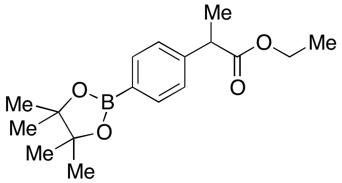 Ethyl 2-[4-(4,4,5,5-Tetramethyl-1,3,2-dioxaborolan-2-yl)phenyl]propanoate