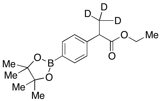 Ethyl 2-[4-(4,4,5,5-Tetramethyl-1,3,2-dioxaborolan-2-yl)phenyl]propanoate-d3