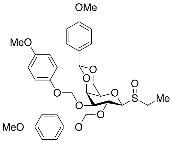 Ethyl 2,3-Di-O-(4-Methoxybenzy)-4,6-(4-methoxybenzylidene)-β-D-thiogalactopyranoside S-Oxide