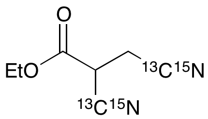 Ethyl 2,3-Dicyanopropionate-13C2 15N2