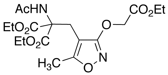 Ethyl 2-Acetamido-2-ethoxycarbonyl-3-[3-(ethoxycarbonylmethoxy)-5-methylisoxazol-4-yl]propanoate