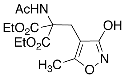 Ethyl 2-Acetamido-2-ethoxycarbonyl-3-[3-hydroxy-5-methylisoxazol-4-yl]propanoate