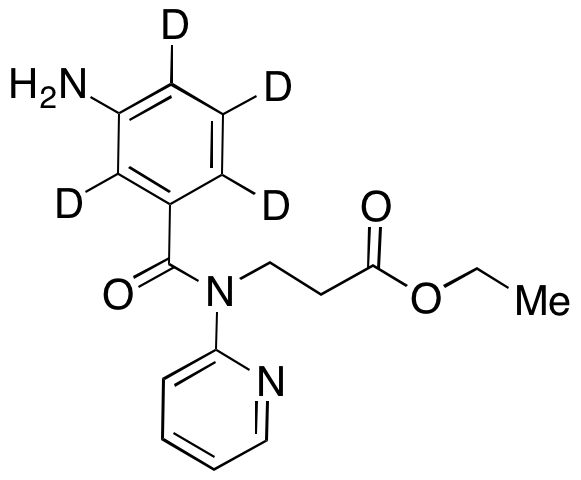 Ethyl 3-(3-Amino-N-(pyridin-2-yl)benzamido)propanoate-d4