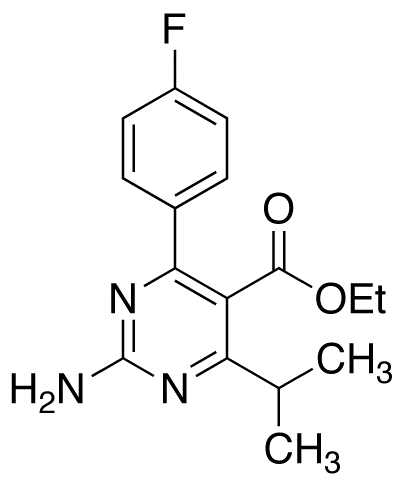 Ethyl 4-(4-Fluorophenyl)-6-isopropyl-2-amino-pyrimidine-5-carboxylate