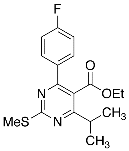 Ethyl 4-(4-Fluorophenyl)-6-isopropyl-2-methylthiopyrimidine-5-carboxylate