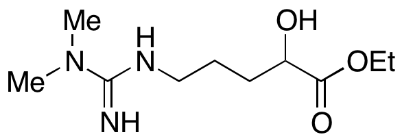 Ethyl 5-(3,3-Dimethylguanidino)-2-hydroxypentanoate