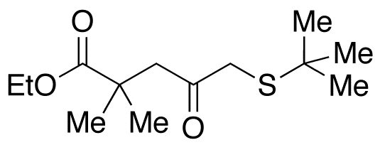 Ethyl 5-tert-Butylthio-2,2-dimethyl-4-oxopentanoate