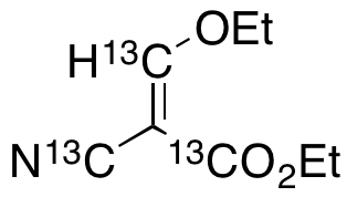 Ethyl Cyano(ethoxymethylene)acetate-13C3