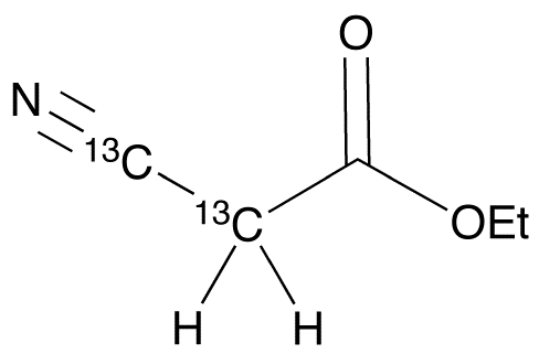 Ethyl Cyanoacetate-2,3-13C2